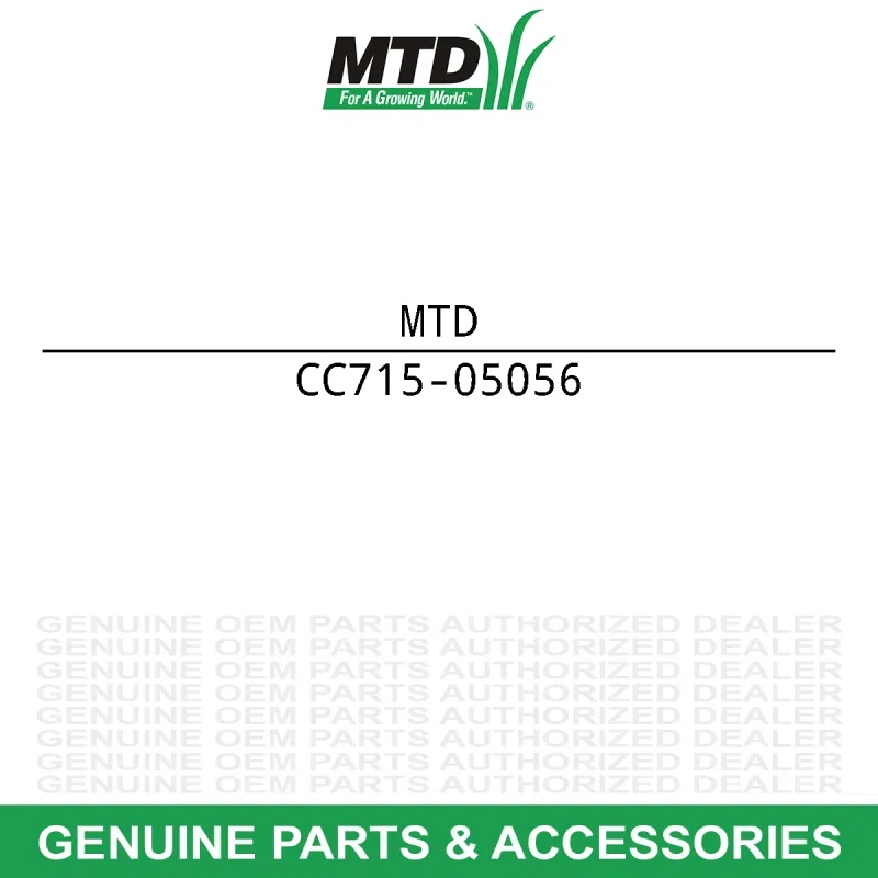 MTD 715-05056 Clevis Pin 1/4x0.500