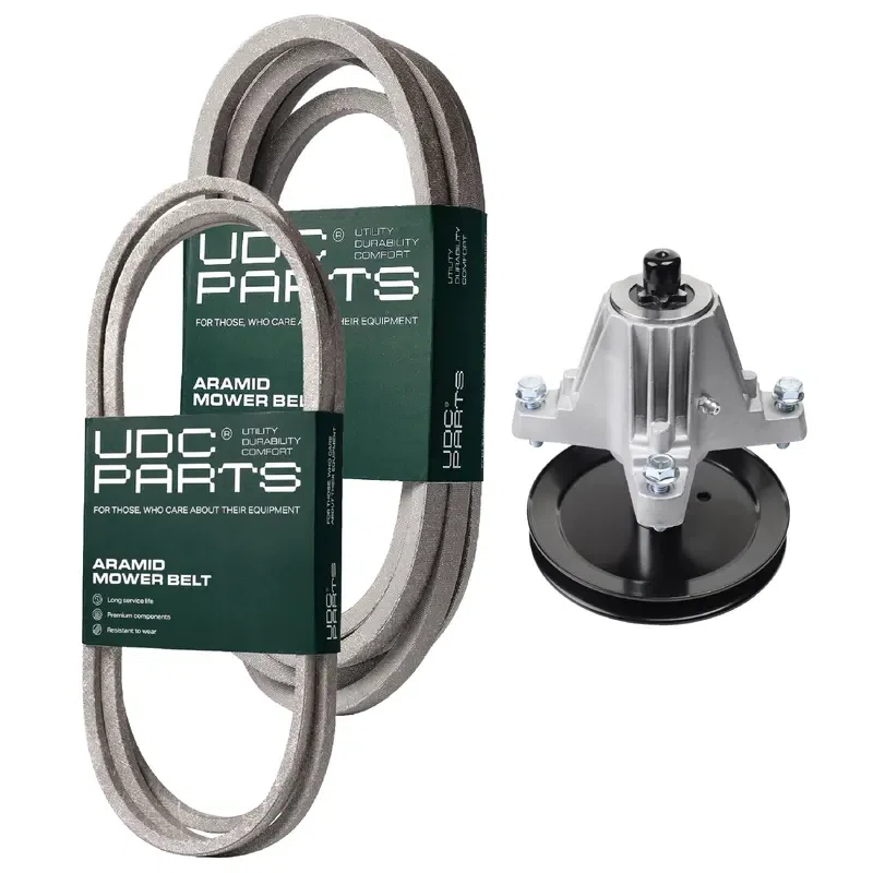 UDC Parts Mower Kit / Belt 754-04033 + Belt 754-04249 + Spindle 918-06991 / Fits Yard-Man LT-42