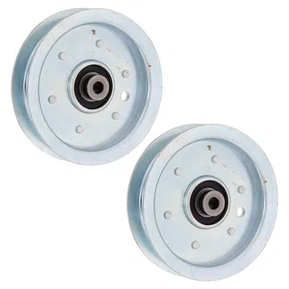 Flat Idler Pulley Set For Cub Cadet White Outdoor Huskee 756-1229 | 2-PACK
