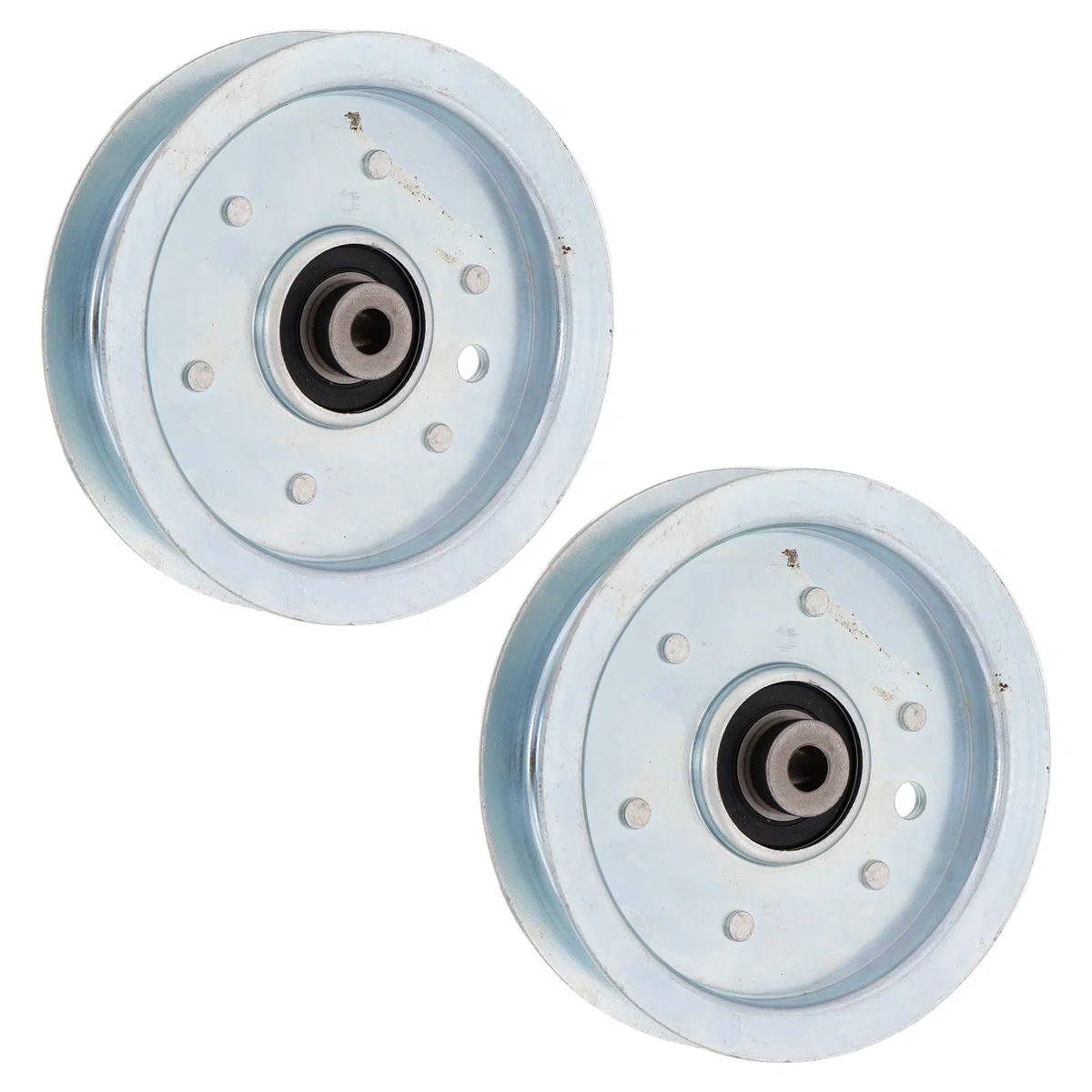 Flat Idler Pulley Set For Cub Cadet White Outdoor Huskee 756-1229 | 2-PACK