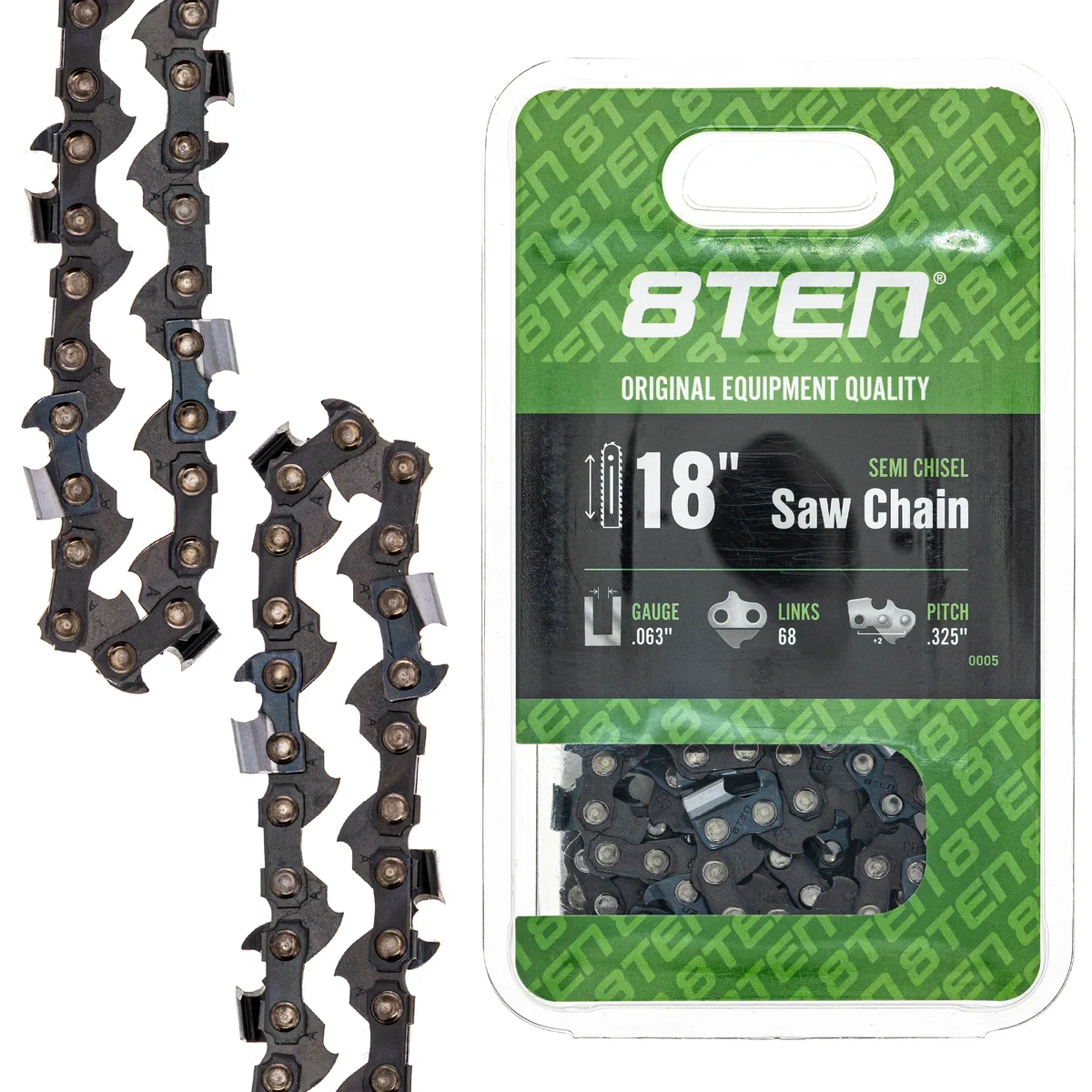 Chainsaw Chain 18 Inch .063 .325 68DL For Stihl Homelite 36390050068 26RS68 26RS68E 501841768