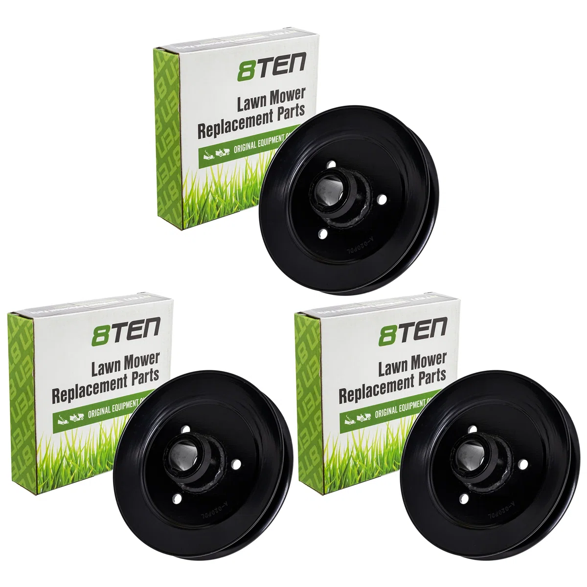 Mower Deck Pulley Set For Exmark 1-413424 | 3-PACK