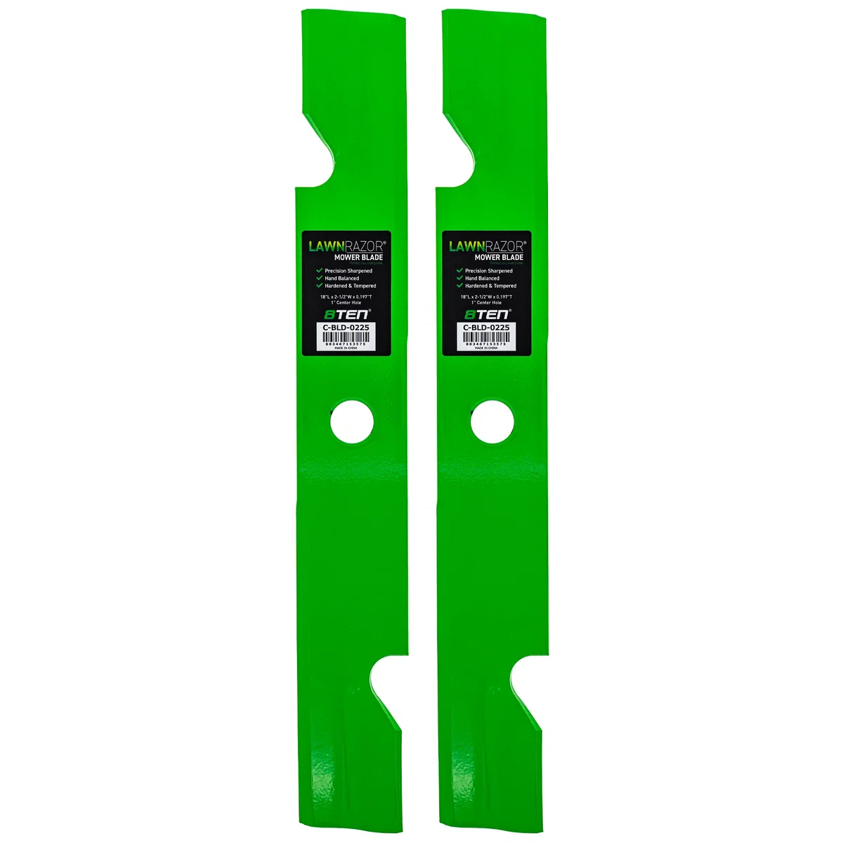 LawnRAZOR Notched High Lift Blade For Exmark Toro 103-6402 103-6402-S 109-6873 | 2-PACK