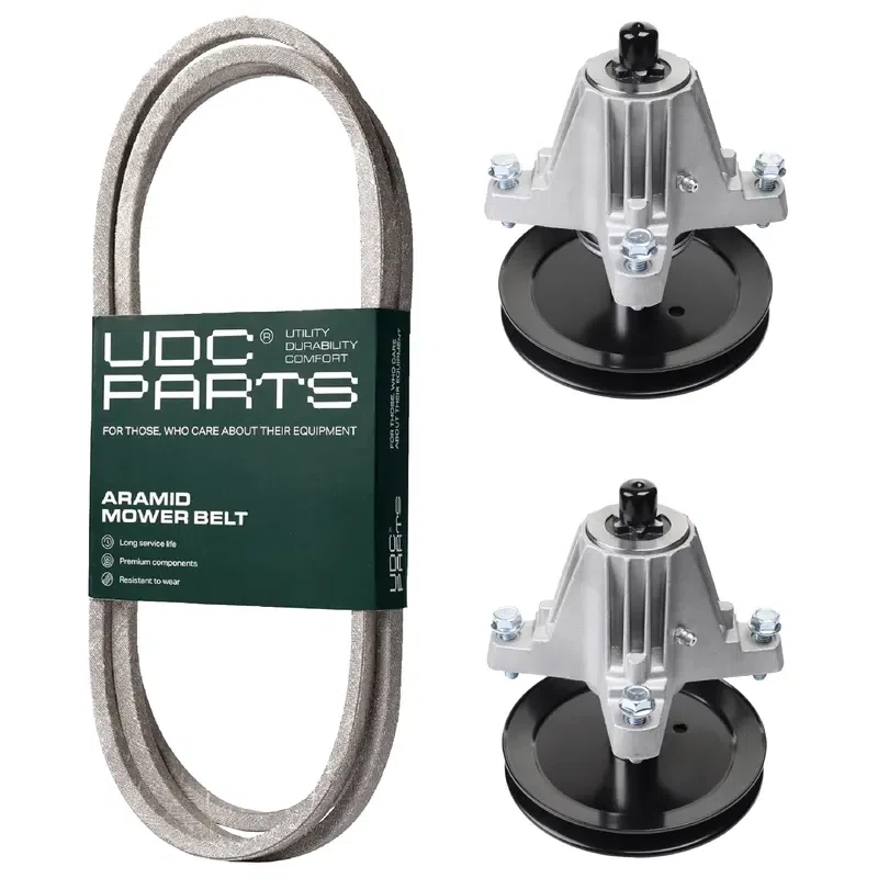 UDC Parts Mower Kit / Belt 754-04060 + Spindle 618-06976 + Spindle 918-06991 / Fits Troy-Bilt TB42