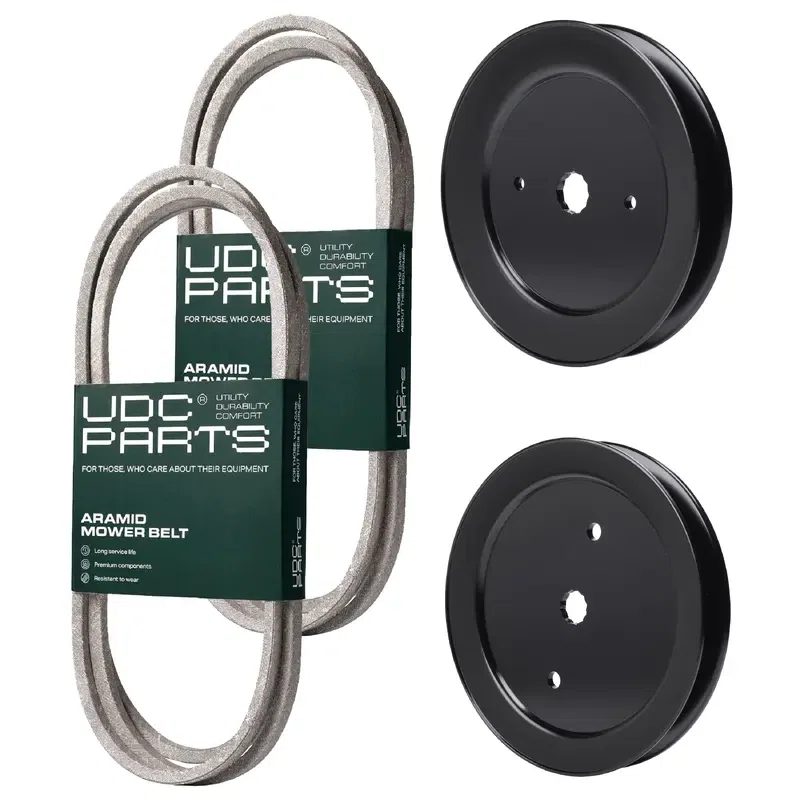 UDC Parts Mower Kit / Belt 138255 + Belt 194346 + Pulley 129861 + Pulley 195945 / Fits Ariens 42" Gear