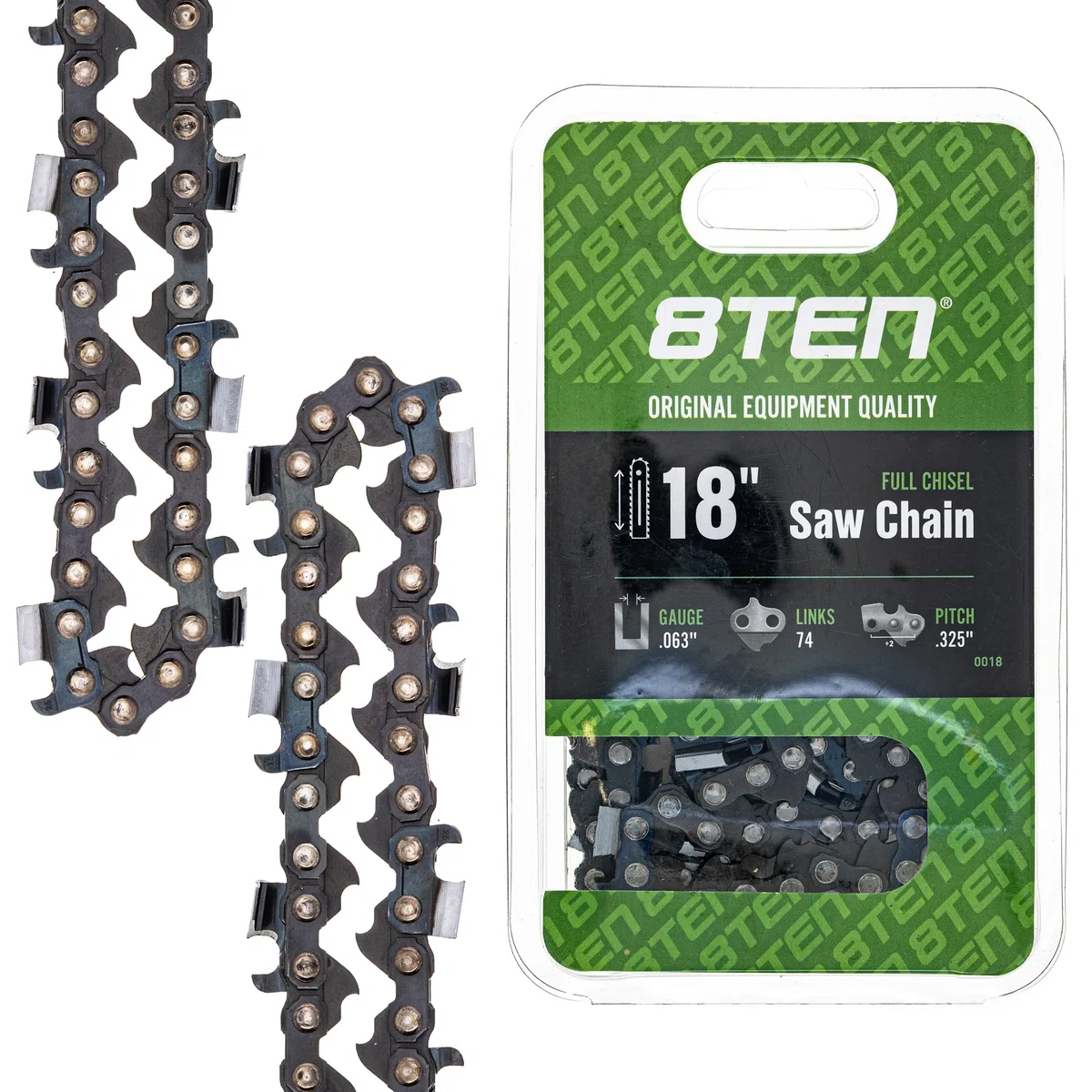 Chainsaw Chain 18 Inch .063 .325 74DL For Stihl Husqvarna Solo 591104274 501841774 H2874 36390050074