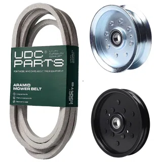 UDC Parts Mower Kit / Belt M154294 + Pulley AM106627 + Pulley GY20629 / Fits John Deere Z225 EZTrak 42" Deck