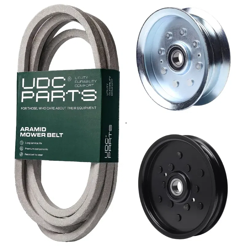 UDC Parts Mower Kit / Belt M154294 + Pulley AM106627 + Pulley GY20629 / Fits John Deere Z225 EZTrak 42" Deck
