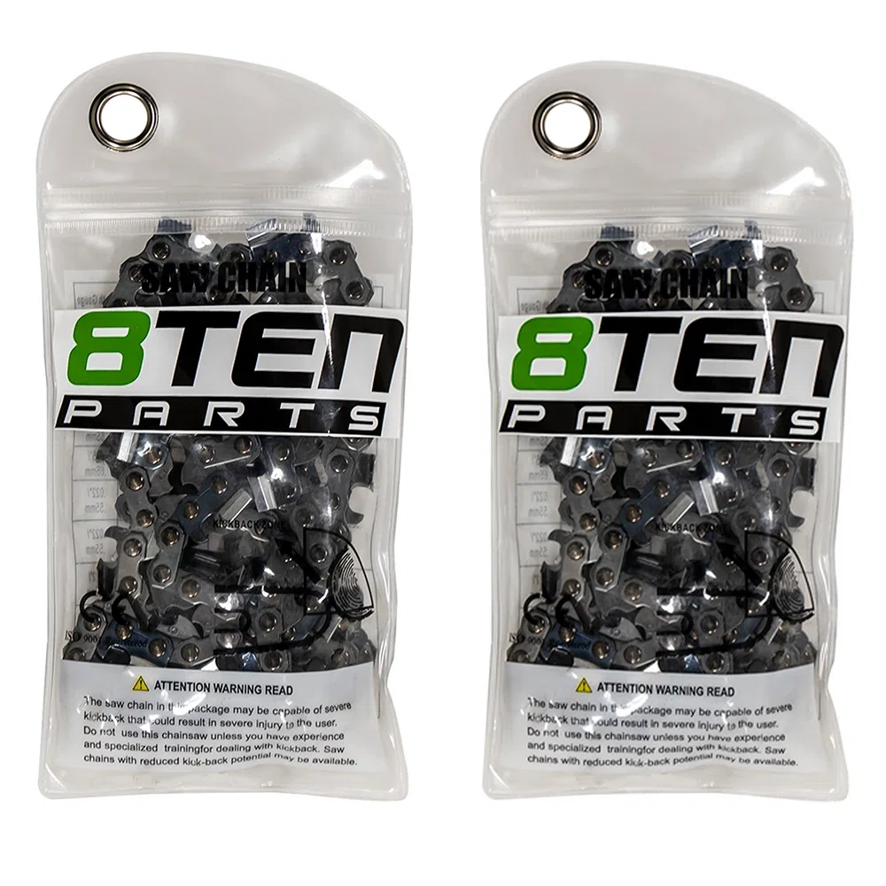 Chainsaw Chain 16 Inch .050 3/8 56DL For Husqvarna 576936556 501847056 585422156 608100179 608100128 | 2-PACK