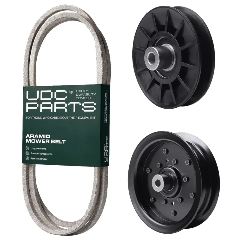 UDC Parts Mower Kit / Belt 197253 + Pulley 532194326 + Pulley 532196106 / Fits Poulan C20H42YT PO175A42LT