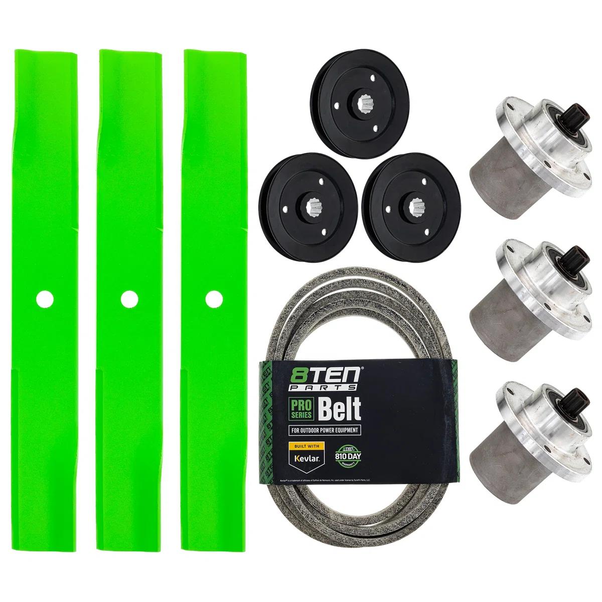 Blade Spindle Belt Kit for Hustler FasTrak SD with 54-Inch 601124 783506