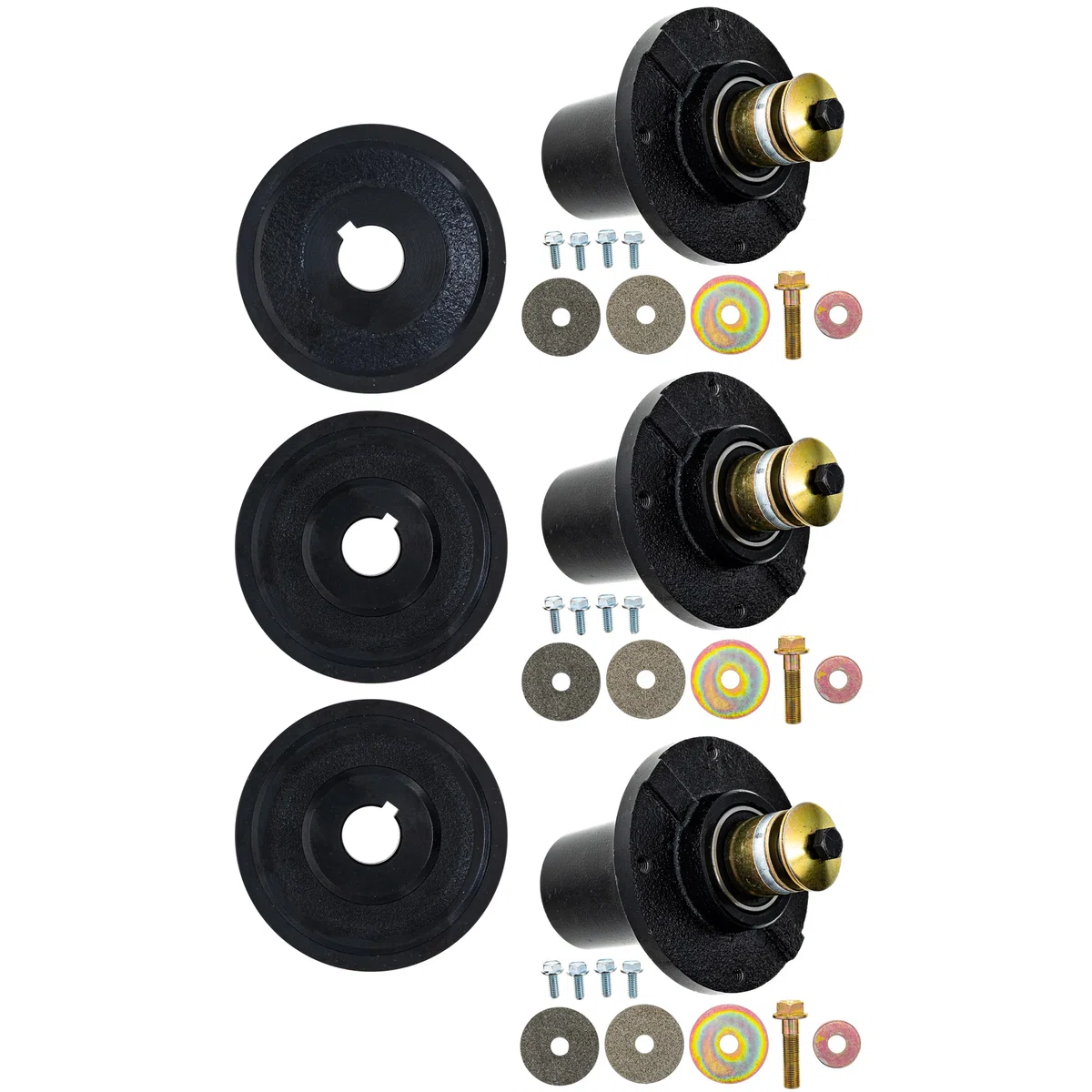 Spindle Kit Set for Grasshopper 9548 9648 48-Inch Deck 623784 414696 414685