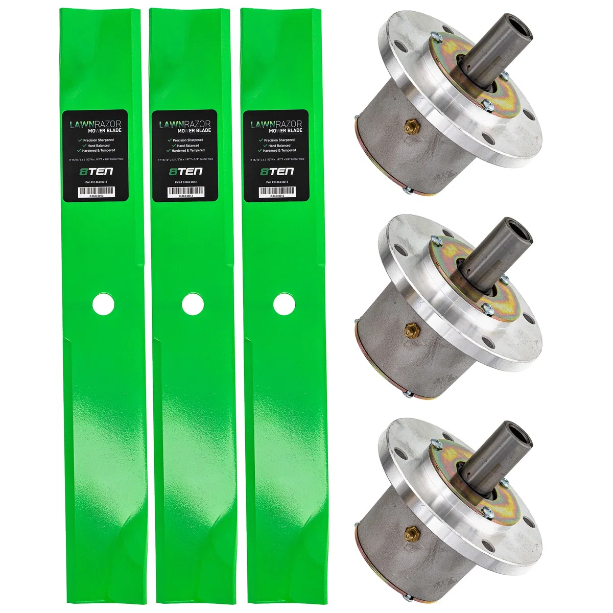 Deck Spindle & Mower Blade Kit For Exmark MK1002097