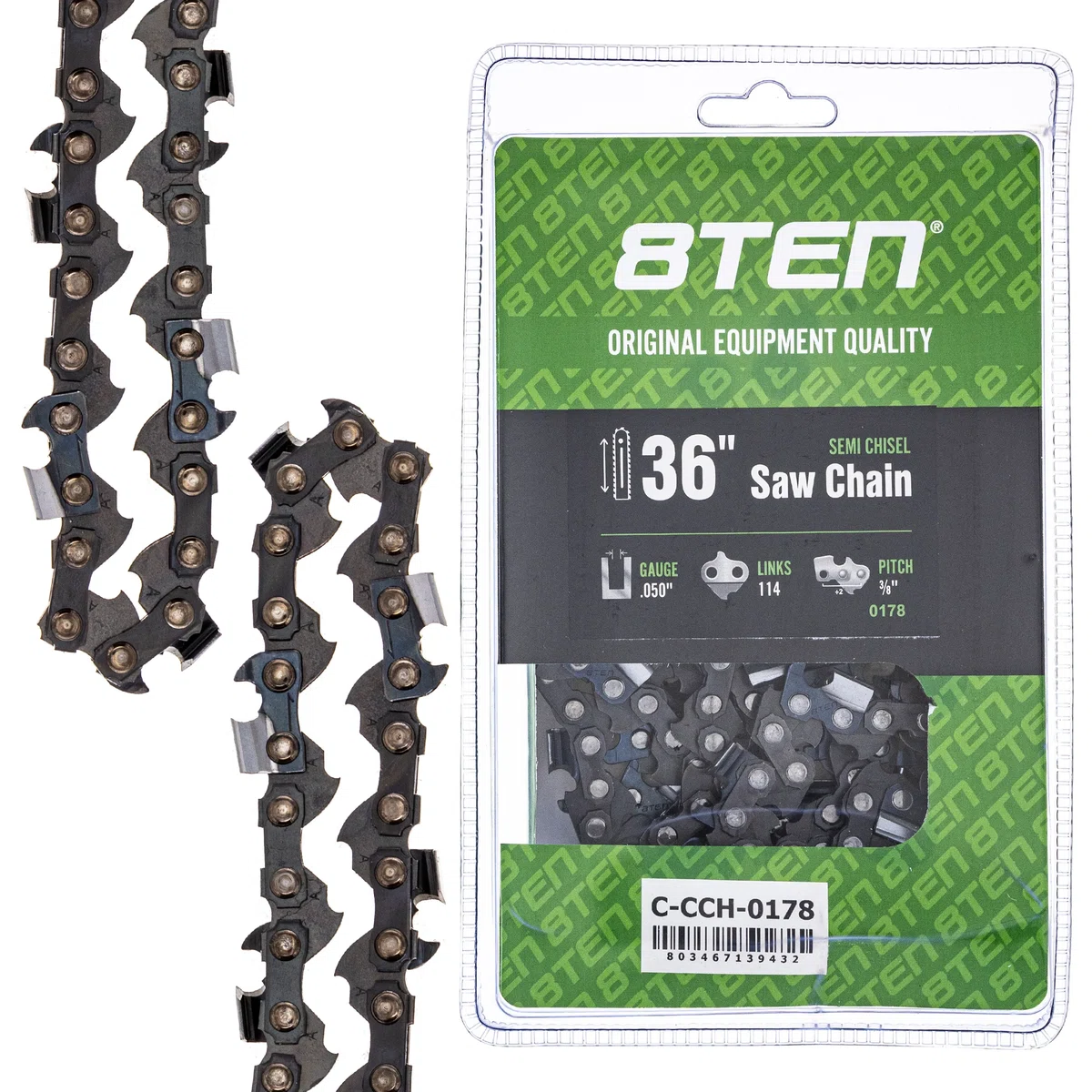 Chainsaw Chain 36 Inch .050 3/8 114DL For Stihl 72LGX114G 72EXJ114G 72EXL114G 72LPX114G 72JPX114G