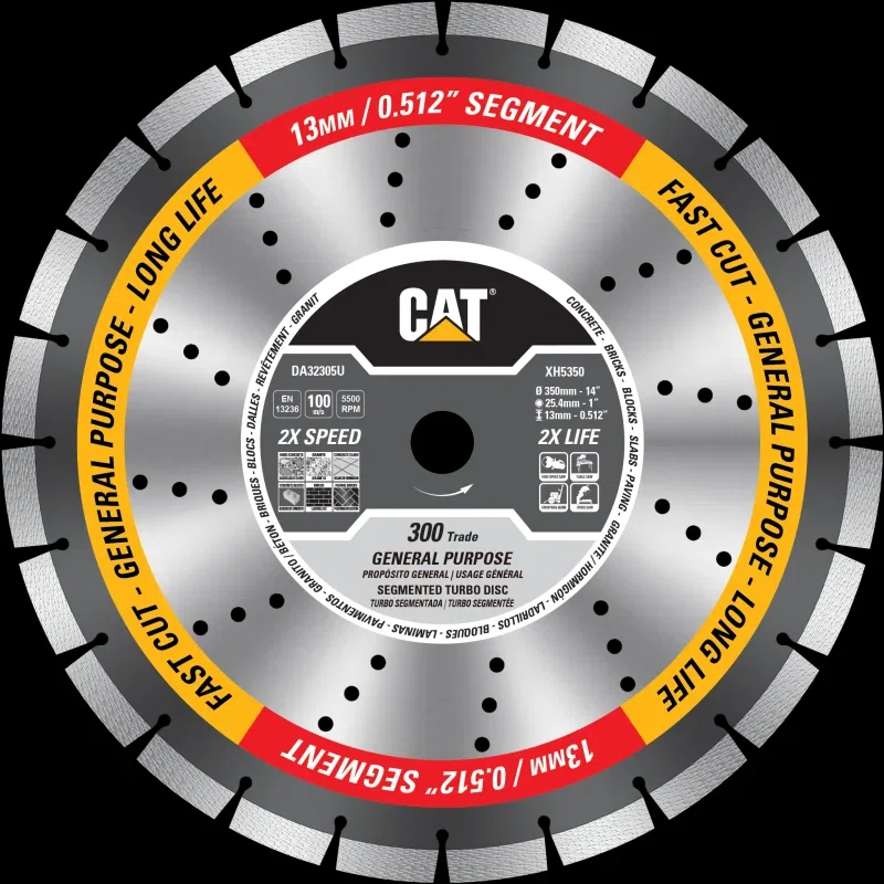 Cat 300 Trade Segmented General Purpose Diamond Blade 14" - 350mm