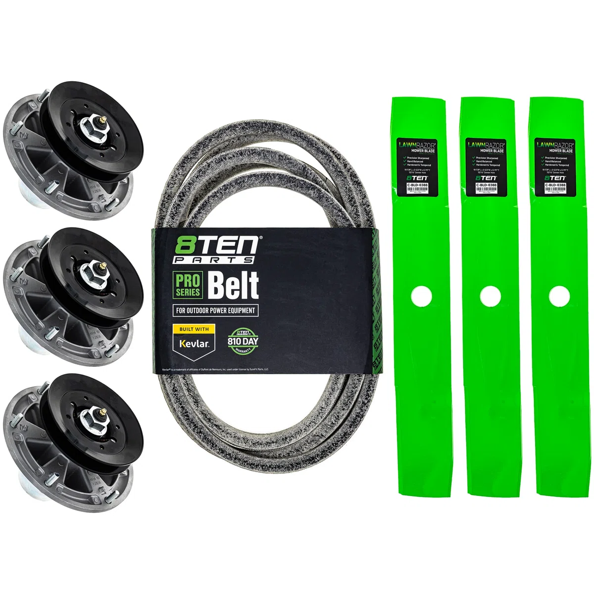 Blade Spindle Belt Kit for John Deere Ztrak Z730M Z760R 54 Inch M164016