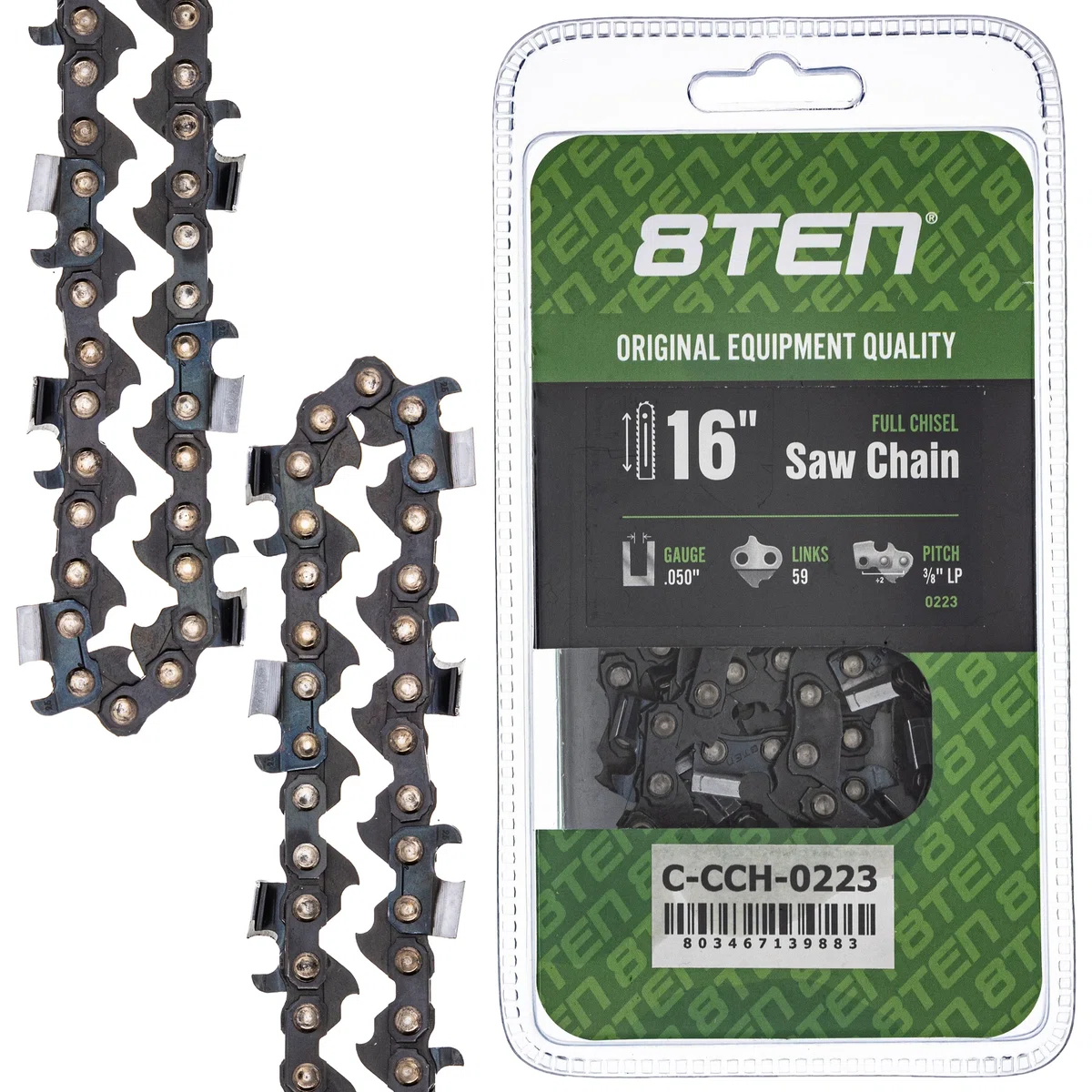 Chainsaw Chain 16 Inch .050 3/8 LP 59DL For Homelite 91VXL059G H3759 63PM359E 36360050059
