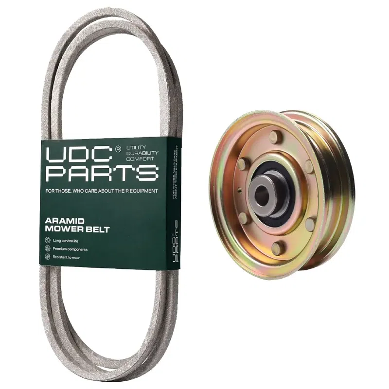 UDC Parts Mower Kit / Belt 754-0497 + Pulley 756-04224 / Fits Troy-Bilt 609G 609H Bronco LT-1742 LT-1842 LT-2046 LTX-1842 LTX-2146 Super Bronco