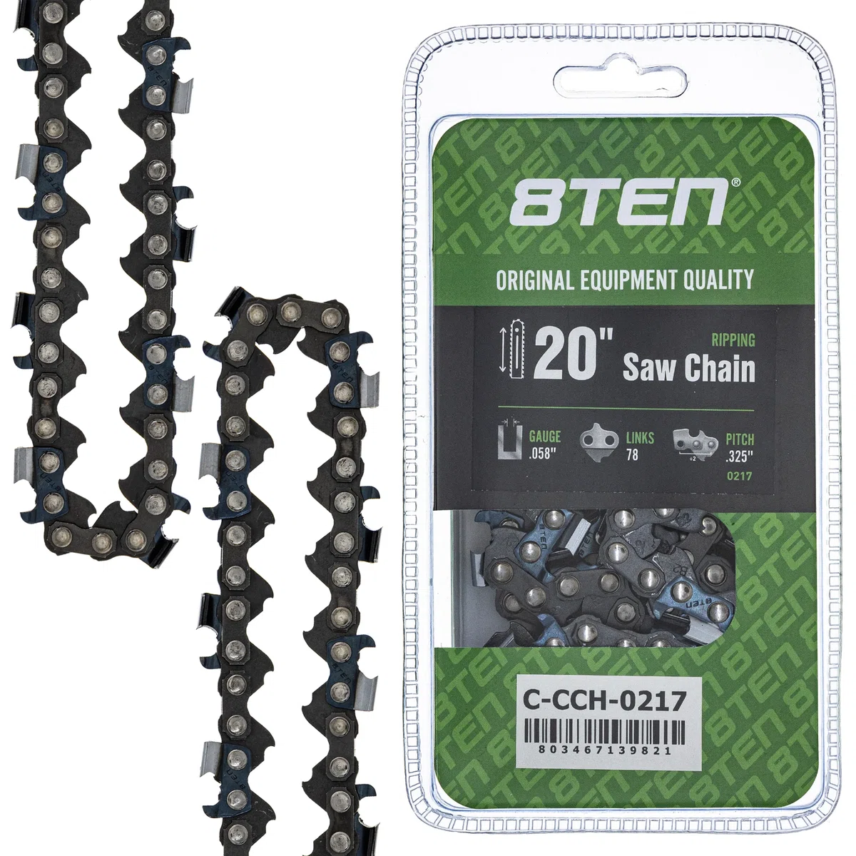 Chainsaw Chain 20 Inch .058.325 78DL For Makita Dolmar 21LPX078G 501840778 591101278 591099078