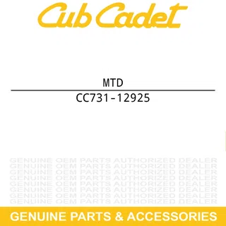 MTD 731-12925 FRONT AXLE COVER