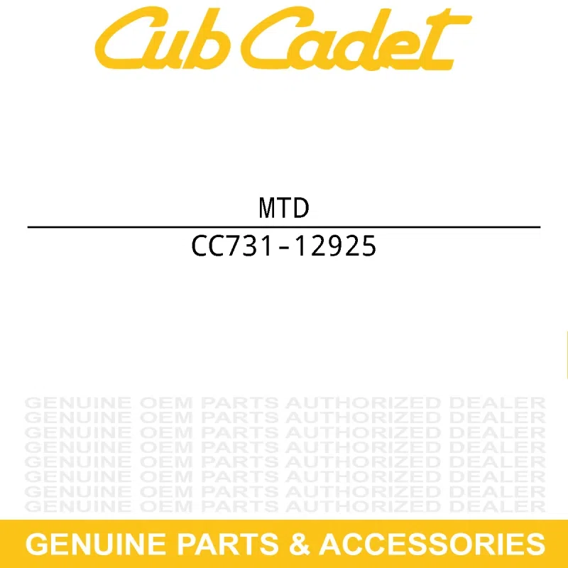 MTD 731-12925 FRONT AXLE COVER