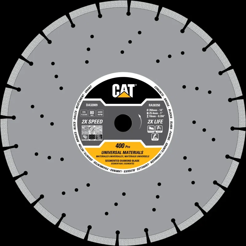 Cat 400 Pro Segmented Universal Building Products Diamond Blade 4 1/2" - 115mm