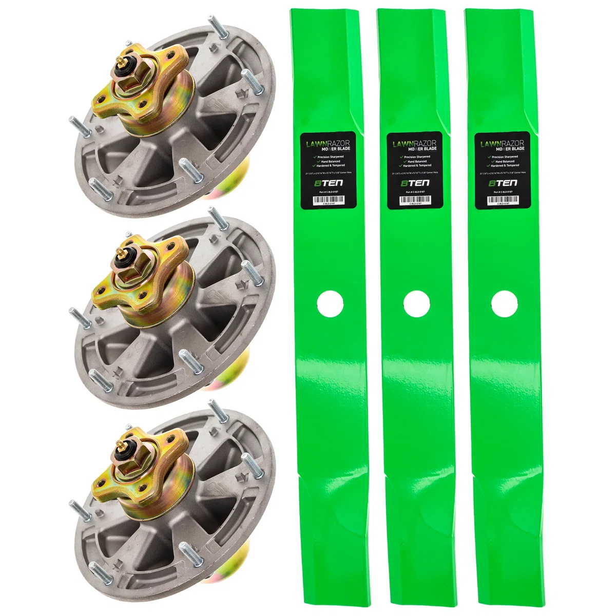 Deck Spindle & Mower Blade Kit For John Deere MK1002306