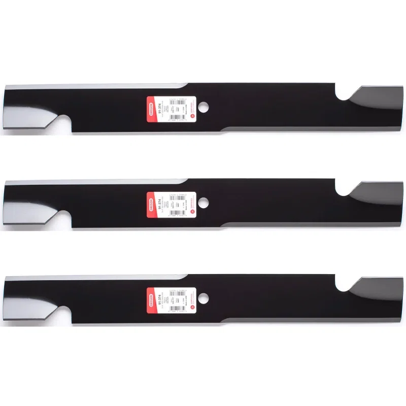 Oregon 91-374 Notched Blades for 72" Exmark 103-2531, 103-6339, 116-5172
