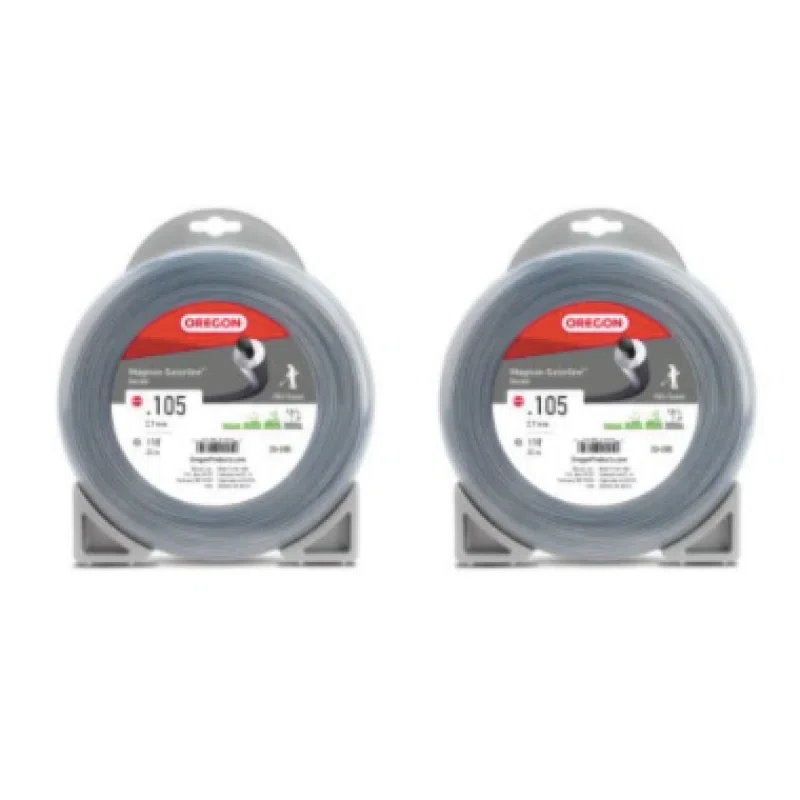 2PK Oregon 22-205 Magnum Gatorline Round Trimmer Line .105" by 114'