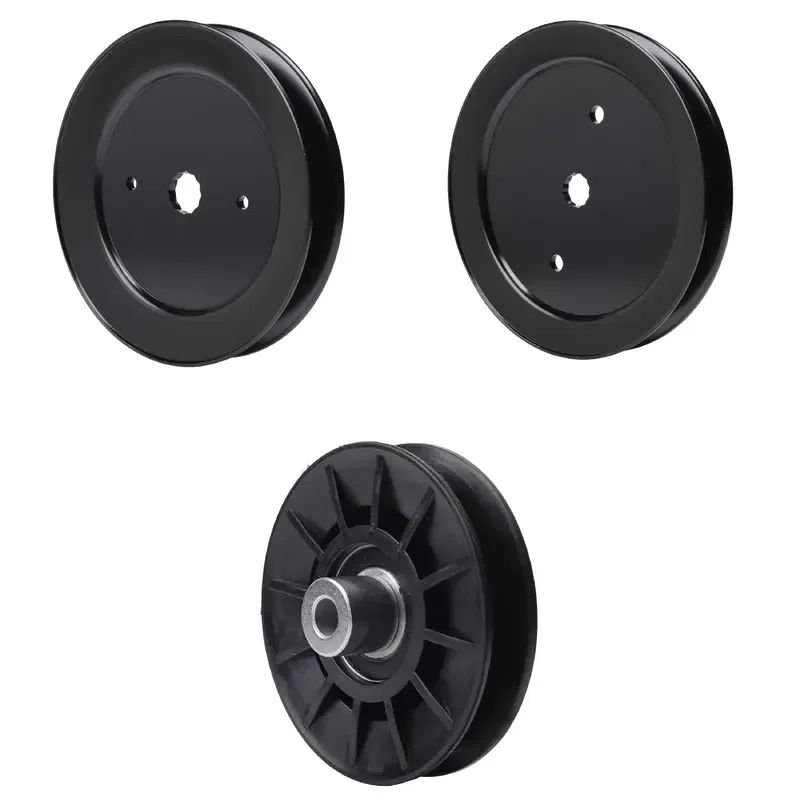 UDC Parts Mower Kit / Pulley 129861 + Pulley 195945 + Pulley 532194326 / Fits Husqvarna TS142 TS142T YTH22K42