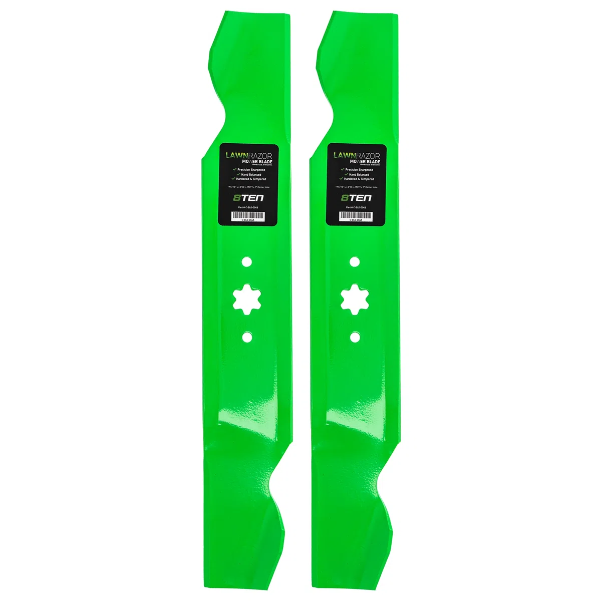 LawnRAZOR Mulching Blade For Yard-Machines White Outdoor Huskee 742-0610 942-0610 942-0610A | 2-PACK