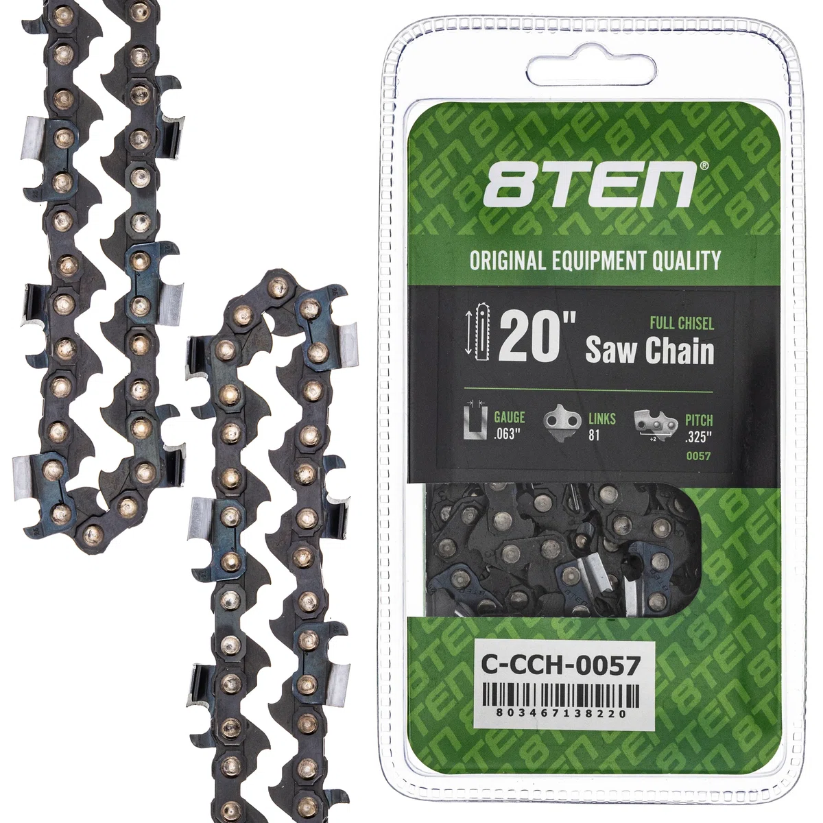 Chainsaw Chain 20 Inch .063 .325 81DL For Stihl Husqvarna Solo 22BPX081G 22LPX081G 26RM381 26RSC81