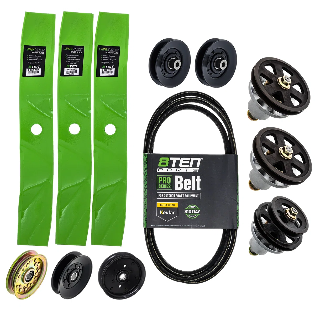 Blade Spindle Belt Idler Deck Kit For Exmark MK1009819