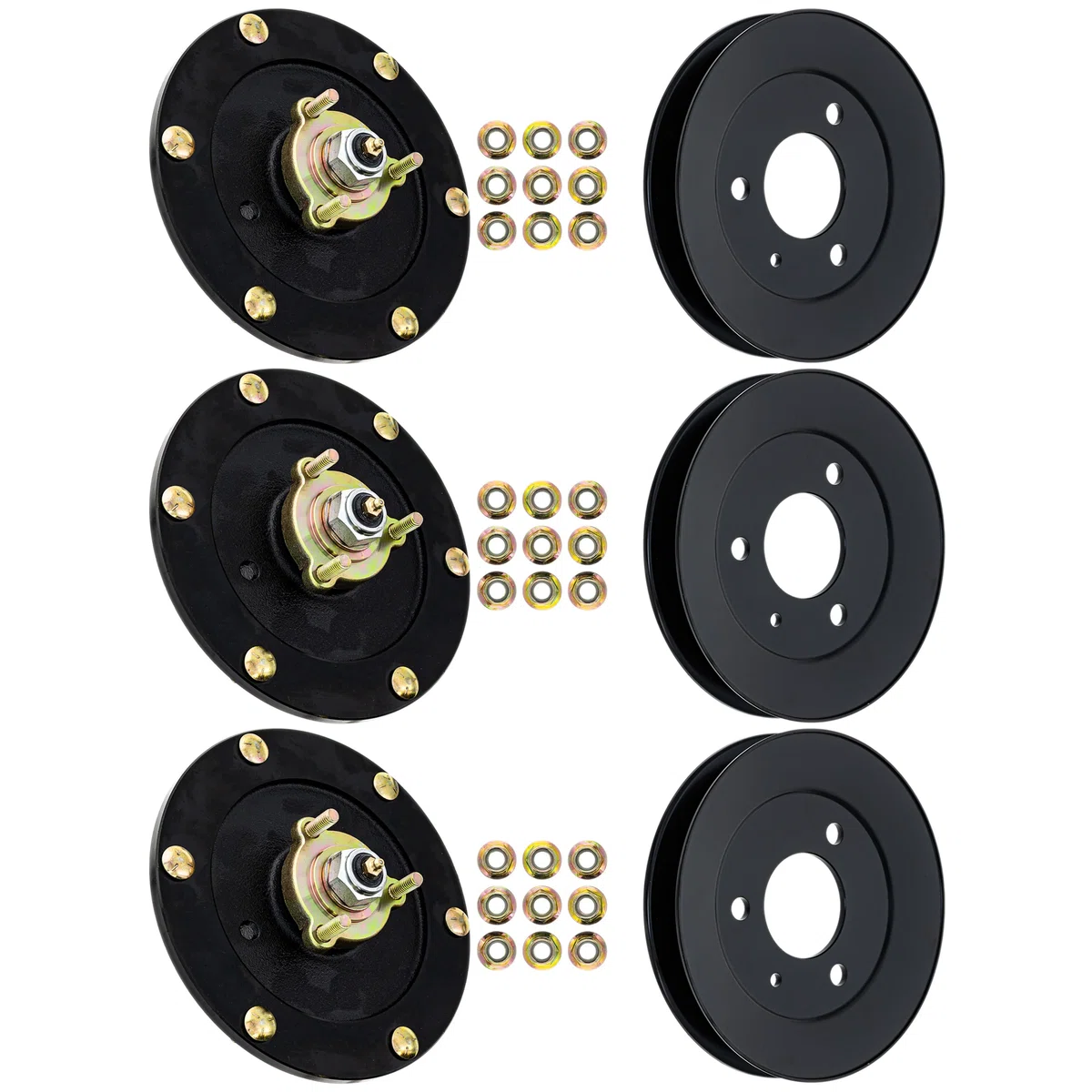Spindle & Pulley Kit For Toro 810-KSP4345N | 3-PACK