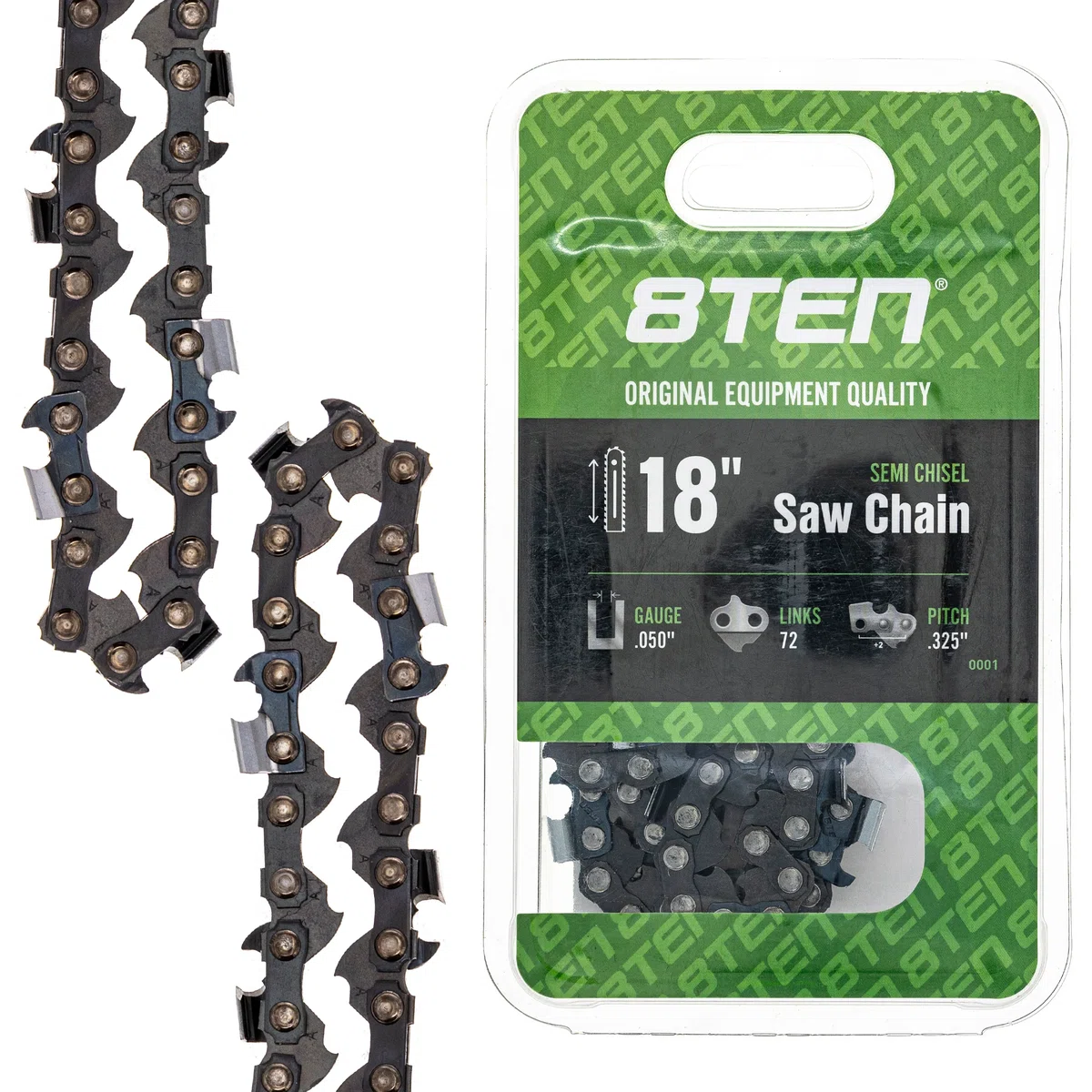 Chainsaw Chain .050 .325 72DL For Husqvarna Echo Makita 531300439 608100605 23RM72