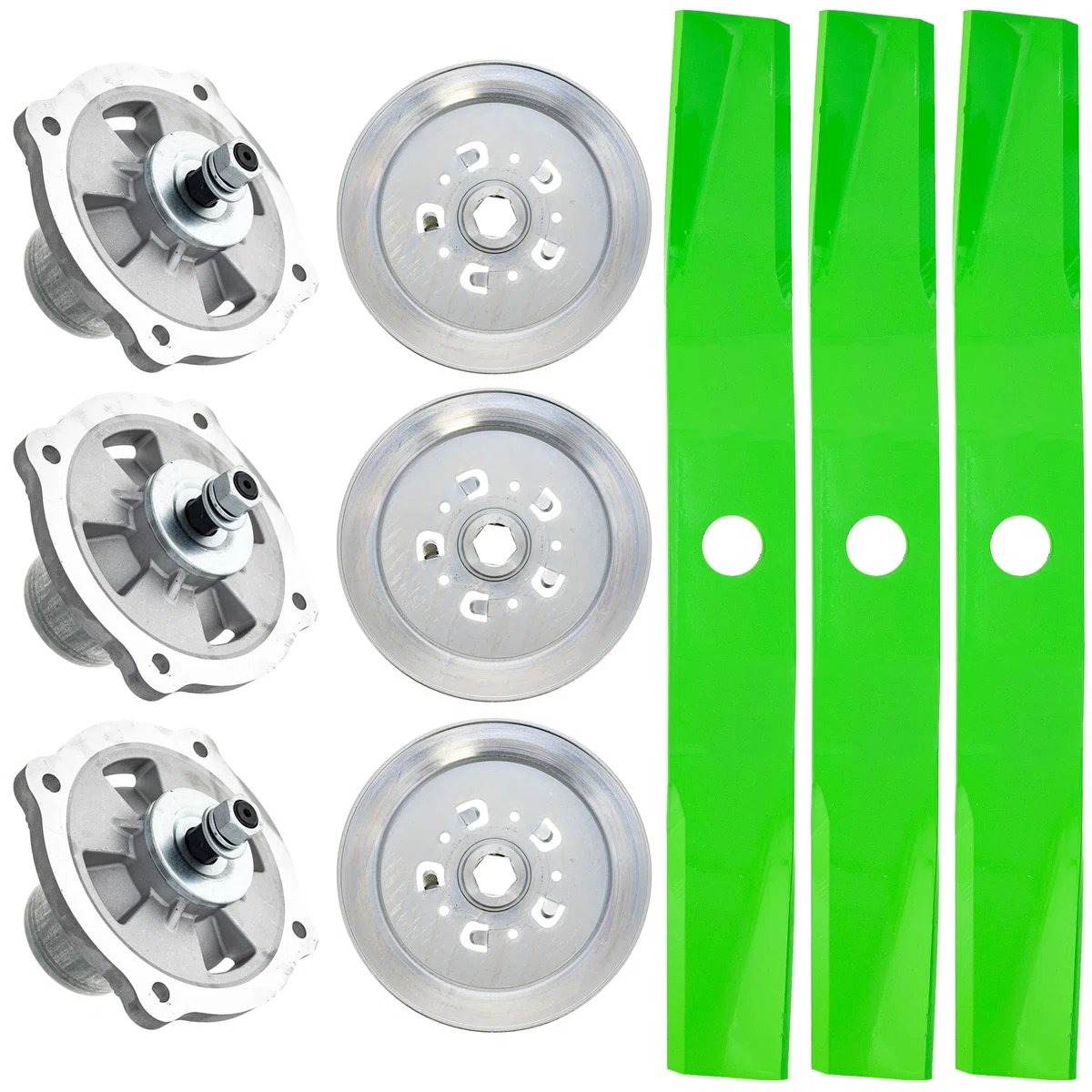 Blade Spindle Kit for Kubota RCK60P-781Z 60-Inch K5645-34340 K5663-34510