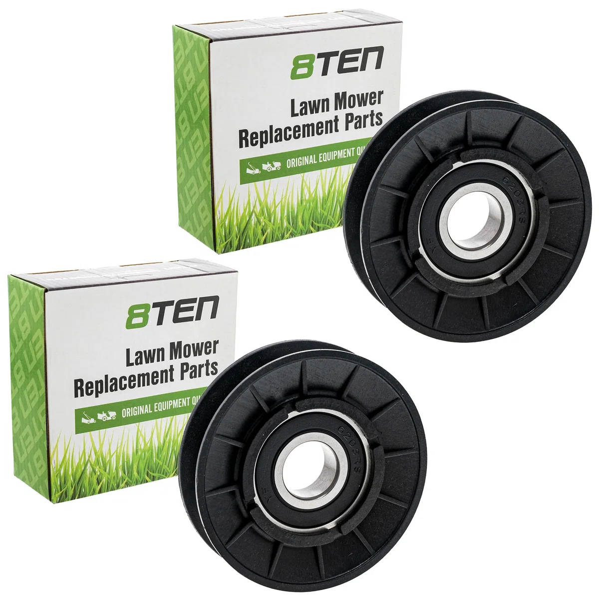 Idler Pulley Set For John Deere Troy-Bilt Sabre GX20286 AM103019 AM115682 AM32672 1760097 AM102322 | 2-PACK