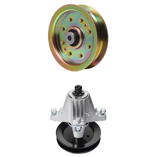 UDC Parts Mower Kit / Pulley 956-04129 + Spindle 618-06980 / Fits Cub Cadet RZT-L50 RZT-S50