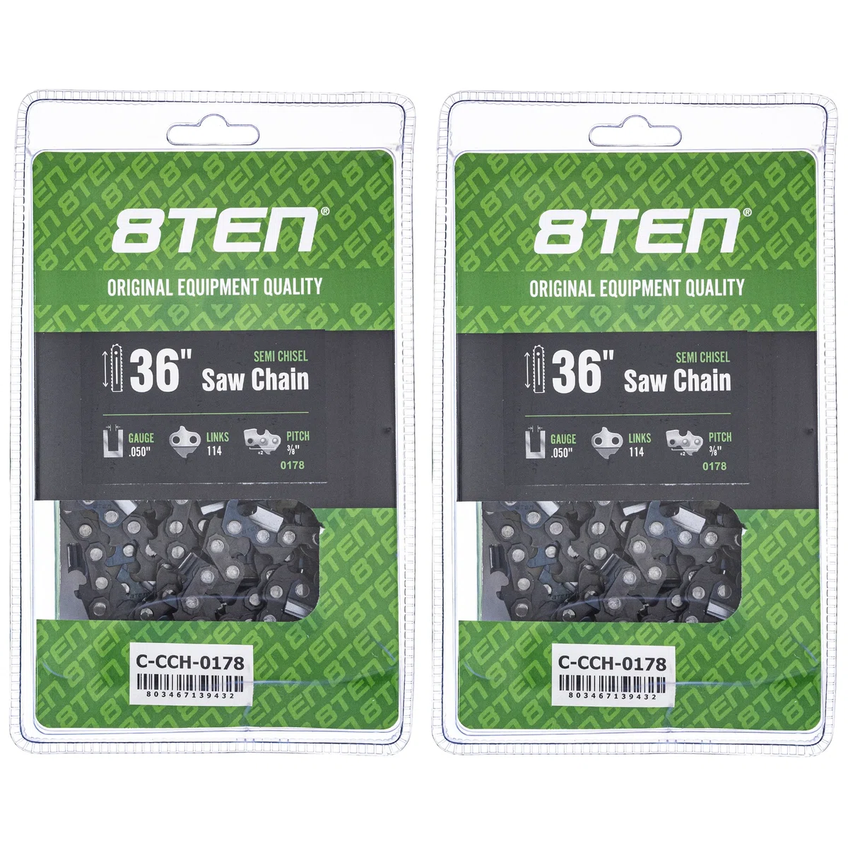 Chainsaw Chain 36 Inch .050 3/8 114DL For Stihl 72LGX114G 72EXJ114G 72EXL114G 72LPX114G 72JPX114G | 2-PACK