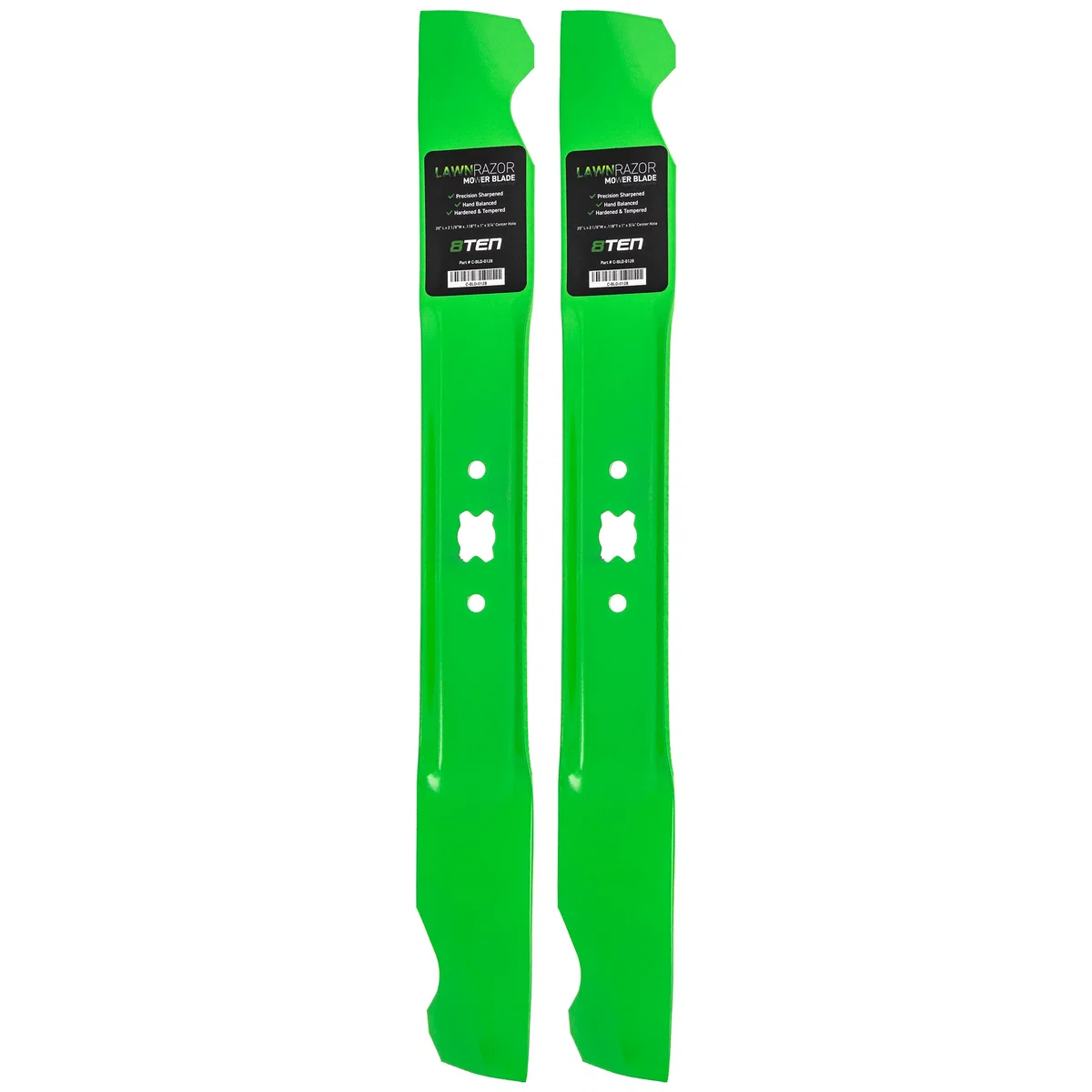 LawnRAZOR High Lift Blade For Yard-Machines ACE MTD 942-0640 742-0640 OEM-742-0640 490-100-M115 | 2-PACK