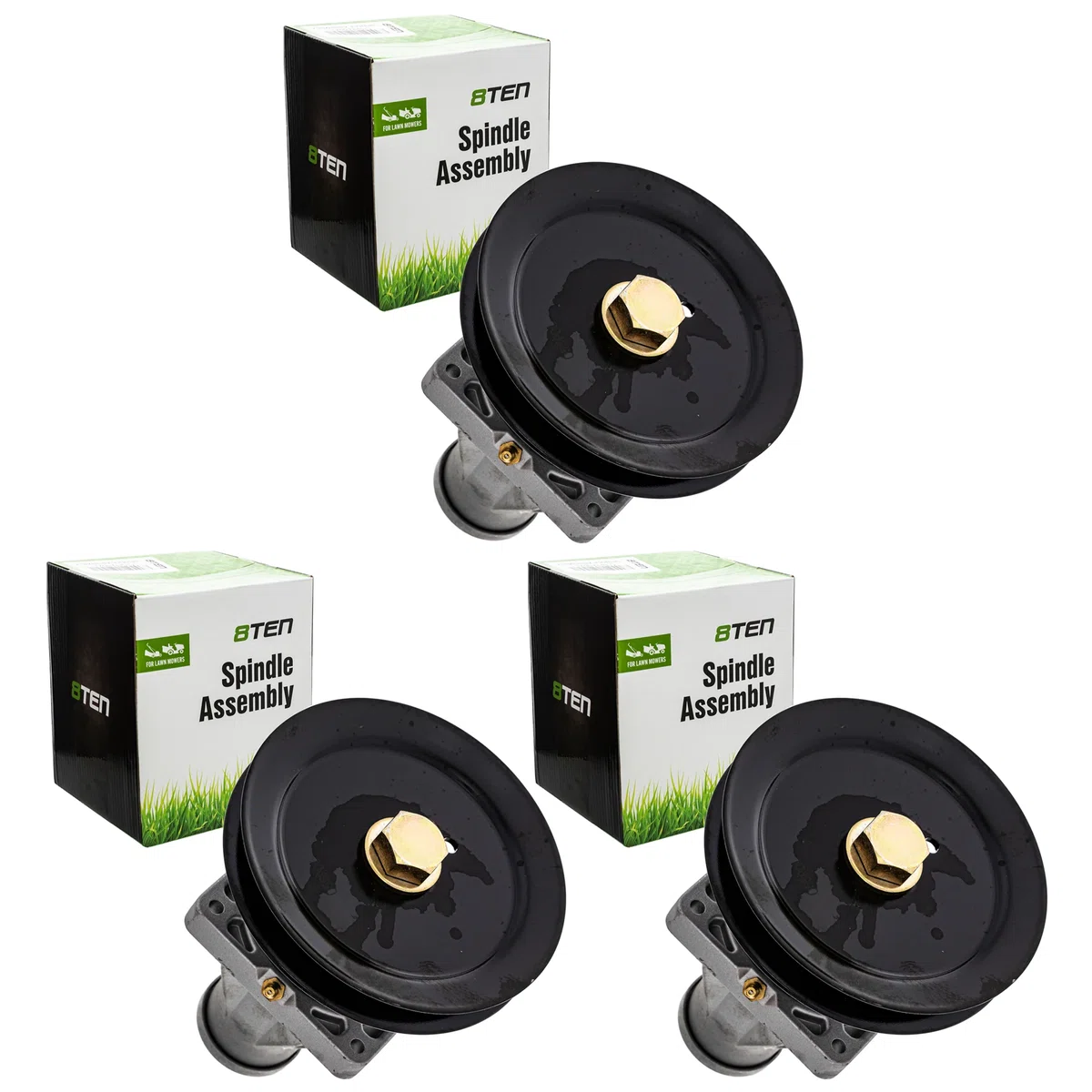 Mower Deck Spindle Set For Cub Cadet Craftsman Columbia 918-06076A 618-06076A 618-06076 918-06076 | 3-PACK