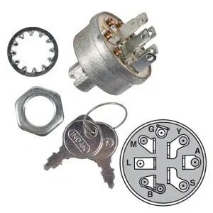 Replaces Keyed Ignition Switch for Murray, AYP, MTD, Husqvarna & Briggs | 9623