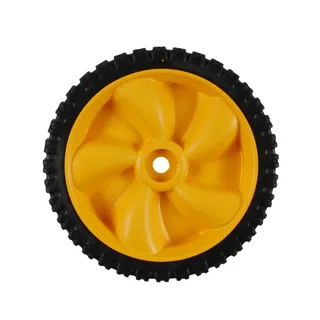 MTD 634-04100A Genuine OEM Wheel Assembly, 8 x 1.8 - Yellow