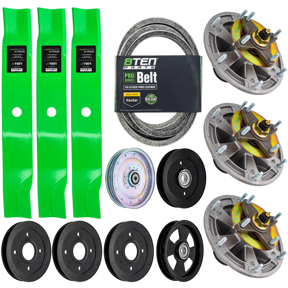 Deck Rebuild Kit Blade Spindle Belt for John Deere Ztrak Z997R 60-Inch
