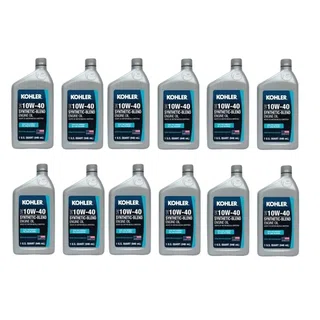 Kohler Part Number 25 357 70-S Genuine OEM Case 10W40 Synthetic Blend Engine Oil