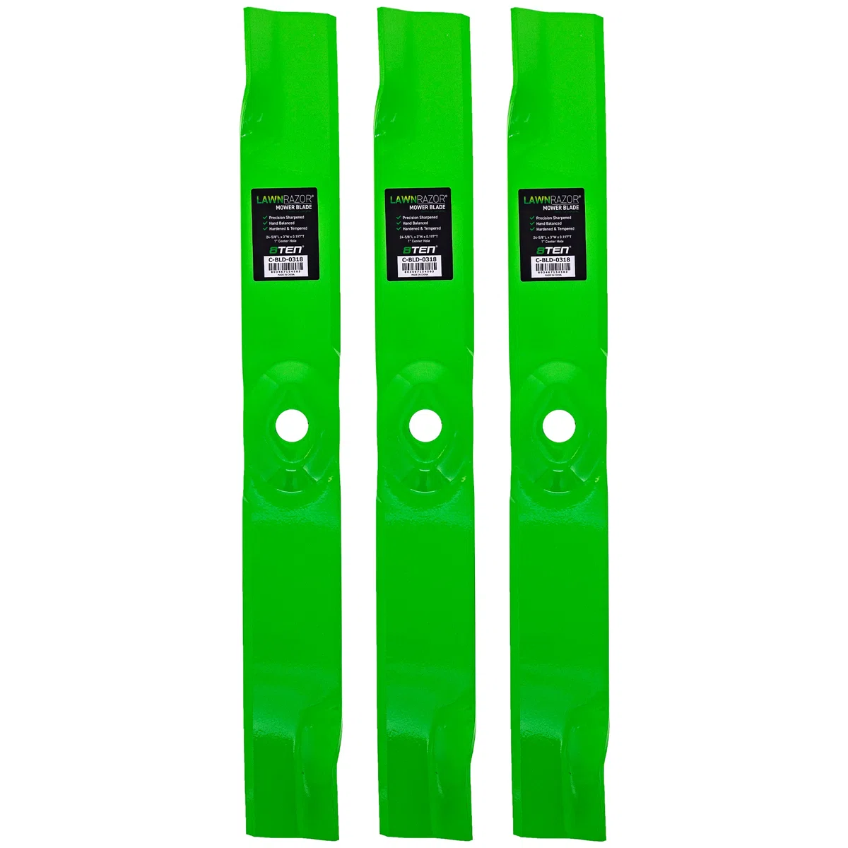 LawnRAZOR High Lift Blade For Exmark 109-6471-S 109-6471 103-9627-S 103-9627 103-9623 103-9623-S | 3-PACK