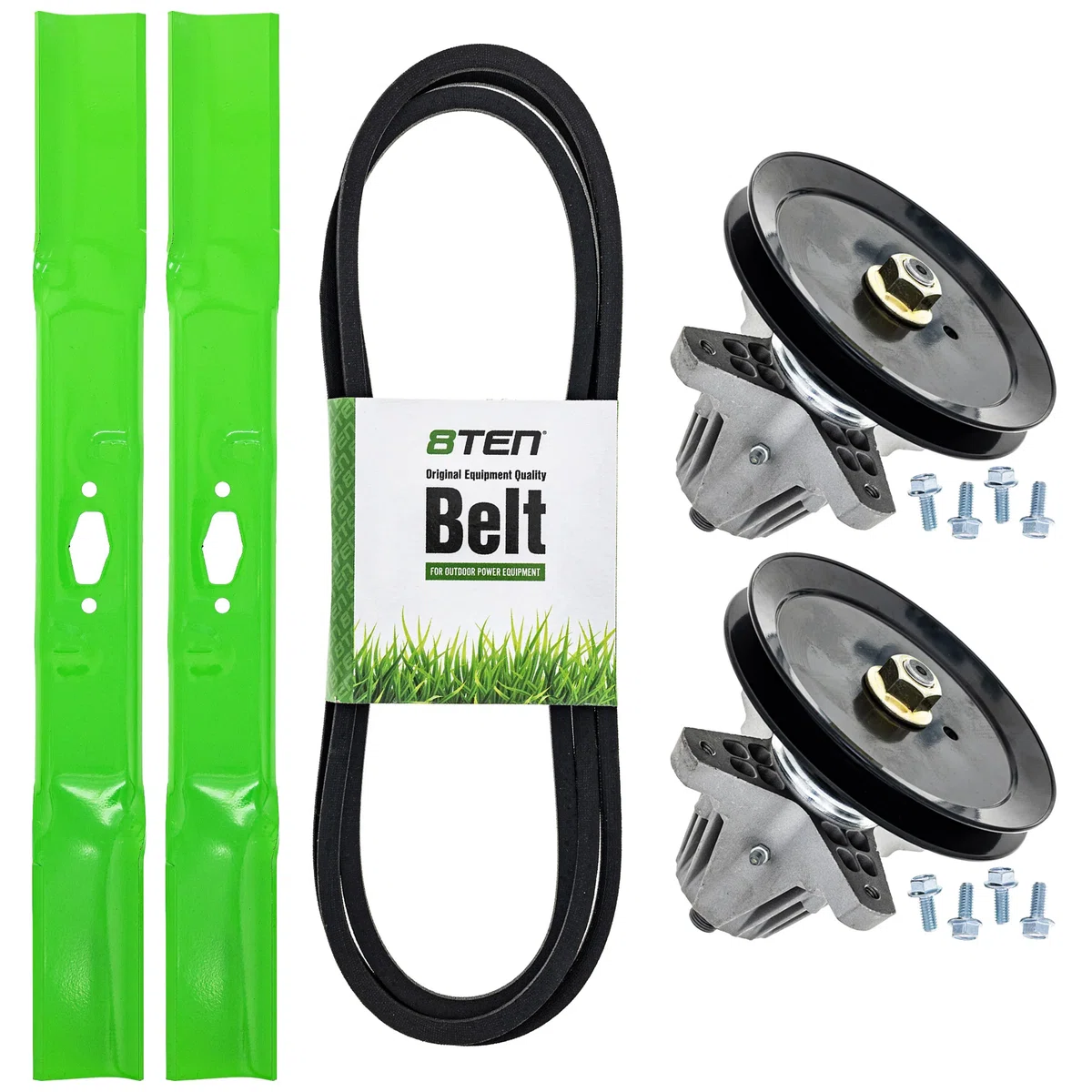Blade Spindle Belt Deck Kit For Troy-Bilt Craftsman Cub Cadet MK1012236