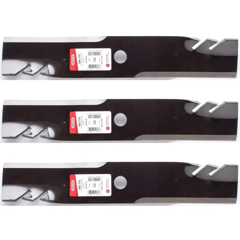 Oregon 396-770 G6 Gator Blades for 48" John Deere TCU18678, TCU21475, TCU30315