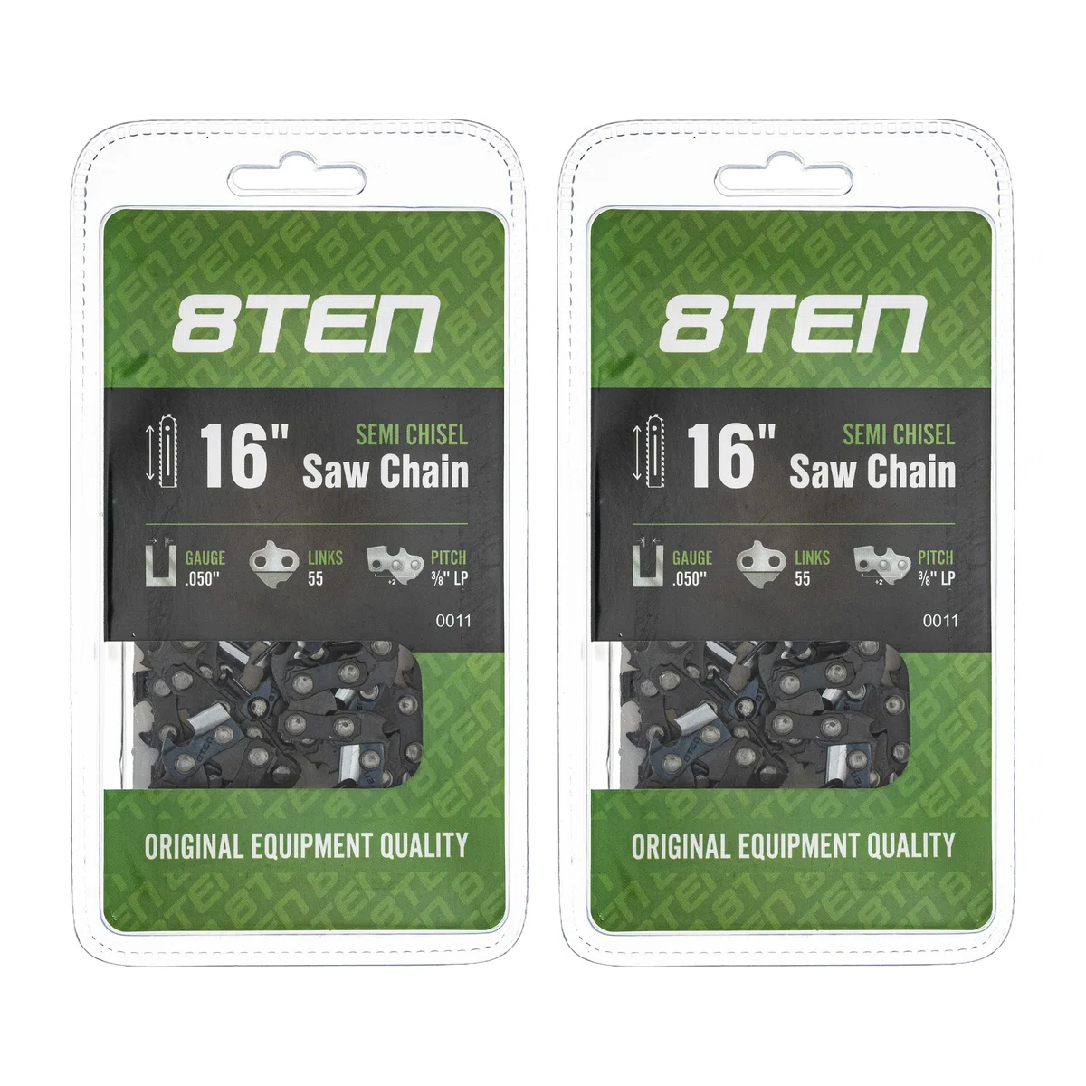 Chainsaw Chain 16 Inch .050 3/8 55DL For Stihl Homelite 63PM55 63PM55E 501847055 63PM355E S93G55 | 2-PACK