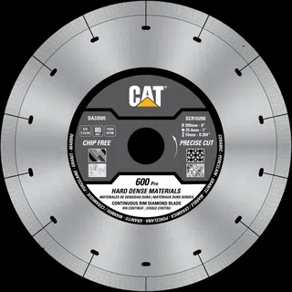 Cat 600 Pro Silent Laser Scroll Continuous Rim Porcelain Tile Diamond Blade 10" - 250mm